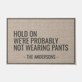 We houden vast dat we waarschijnlijk geen mieren d deurmat (Voorkant)