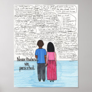 We houden vol (onvruchtbaarheid) poster