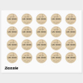 We houden wel van cookies Wedding Favor Label (Vel)