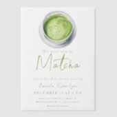 We houden zoveel van je Matcha Baby Shower Vellum Uitnodigingen (Voorkant)