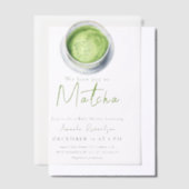 We houden zoveel van je Matcha Baby Shower Vellum Uitnodigingen (Offset)