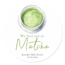 We houden zoveel van jou Matcha Baby Shower