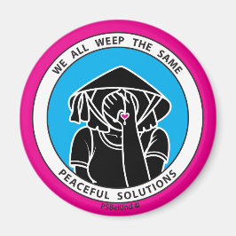 We huilen allemaal hetzelfde 4 Pink_2.25” magneet