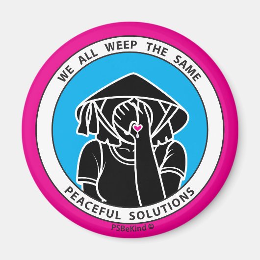 We huilen allemaal hetzelfde 4 Pink_2.25” magneet (Voorkant)