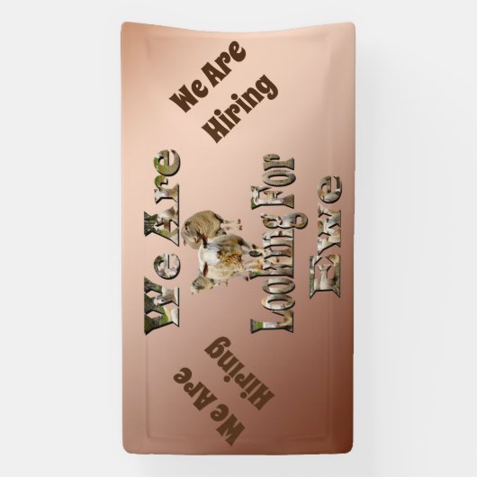 We huren, Funny Sheep Pun, Banner (Verticaal)