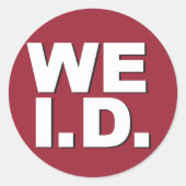We identificeerden de sticker (Voorkant)