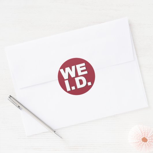 We identificeerden de sticker (Envelop)