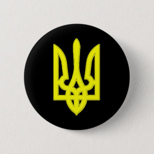 We Ik Hou Van Oekraine Oekraïense Vlag Trots Op Oe Ronde Button 5,7 Cm