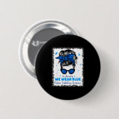 We januari blauw Mensenhandel bewustzijn Ronde Button 5,7 Cm (Voorkant /achterkant)