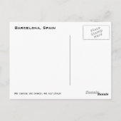 We juichen, we dansen, we doen gek briefkaart (Achterkant)