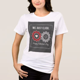 "We Just Click" Premium Tri-Blend Tee Shirt