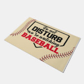 We kijken naar Baseball Mat, Baseball Lovers Gift Deurmat (Schuin)