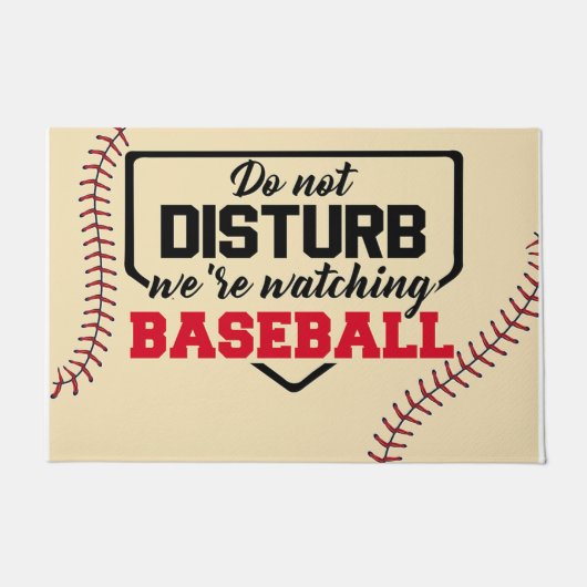 We kijken naar Baseball Mat, Baseball Lovers Gift Deurmat (Voorkant)