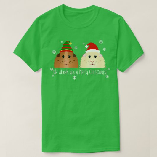 We kijken naar een prettig kerstcadeautje. t-shirt (Design voorkant)