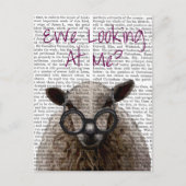 We kijken naar Me DeNiro Sheep 2 Briefkaart (Voorkant)