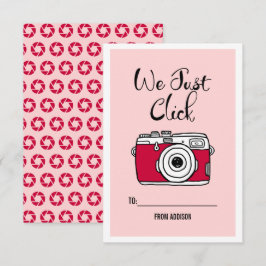 We klikken op Camera Kinder klaslokaal Valentijn K Kaart