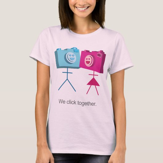 We klikken samen t-shirt (Voorkant)