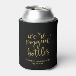 We knallen flessen Gouden Glitter Bachelorette Blikjeskoeler