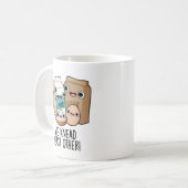 We Kneed Gist Andere Grappige Bakgrappen Koffiemok (Voorkant links)