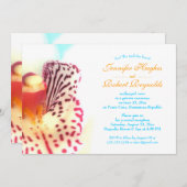 We Knoopte De Knoop Strand Elopement Aankondiging (Voorkant / Achterkant)