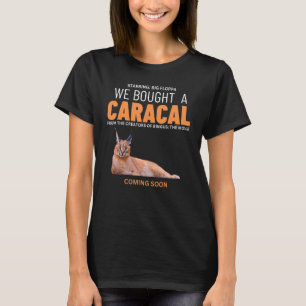 We kochten een caracale Big Floppa Cat Meme T-shirt