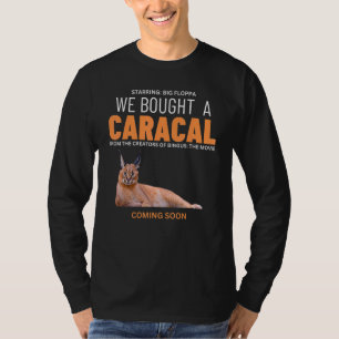 We kochten een caracale Big Floppa Cat Meme T-shirt