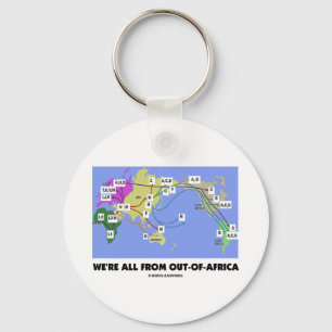 We komen allemaal uit Afrika (Haplogroup) Sleutelhanger