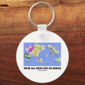 We komen allemaal uit Afrika (Haplogroup) Sleutelhanger (Voorkant)