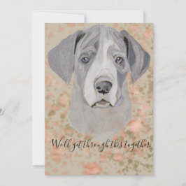 We komen er samen door met Flat Note Kaart Notitiekaartje