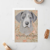 We komen er samen door met Flat Note Kaart Notitiekaartje (Voorkant / Achterkant in situ)