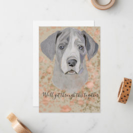 We komen er samen door met Flat Note Kaart Notitiekaartje