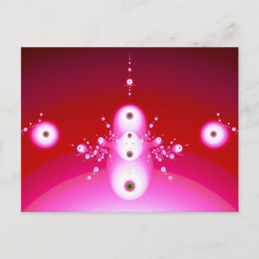 We komen in de vredescel voor Abstracte vreemdelin Briefkaart (Voorkant)