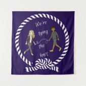 We Komen In Het Huwelijk Naailandschap Anime Wandkleed (Voorkant)