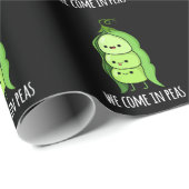 We komen in Peas Funny Pea Pun Dark BG Cadeaupapier (Rol Hoek)