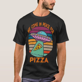 We komen in vrede voor pizza t-shirt