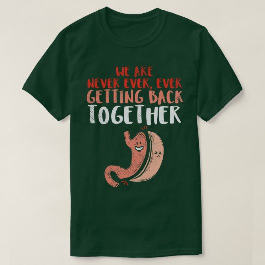 We komen nooit meer samen t-shirt (Design voorkant)