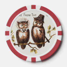 We komen uit het Uilenland: Chromolithograph Art Poker Chips