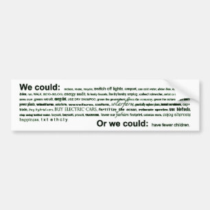 We konden... bumpersticker
