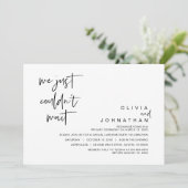 We konden niet langer wachten, Trouw Feest Met Ont Kaart (Staand voorkant)