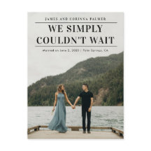 We konden niet wachten op de trouwaankondiging.