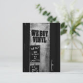 We kopen Briefkaart van Vinyl (Staand voorkant)
