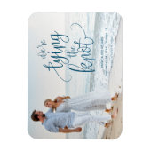 We Kopen De Knoop Huwelijk Save The Date Foto Magneet (Verticaal)