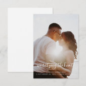 We Kopen De Knoop Save The Date (Voorkant / Achterkant)