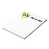 We kopen huizen notitieblok (Linkerzijde)