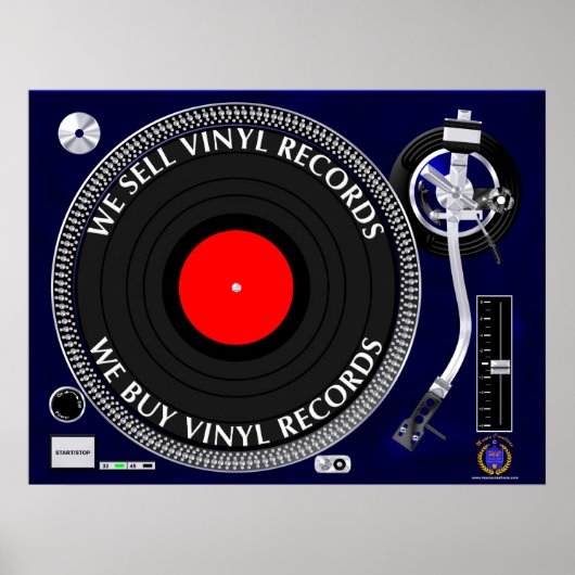 WE KOPEN VERKOPEN VINYLGEGEVENS POSTER (Voorkant)