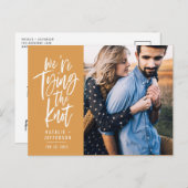 We koppelen de knoop. aankondigingskaart (Voorkant / Achterkant)