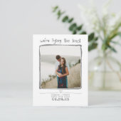 We koppelen de knoop om de datum foto op te slaan save the date (Staand voorkant)