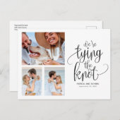 We koppelen de knoop om de datum van eenvoudige fo briefkaart (Voorkant / Achterkant)