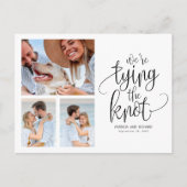 We koppelen de knoop om de datum van eenvoudige fo briefkaart (Voorkant)