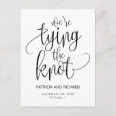 We koppelen de knoop om de datum waarop de foto ni briefkaart (Voorkant)